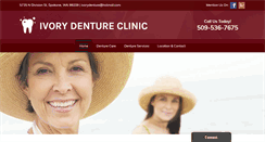 Desktop Screenshot of denturesspokane.com