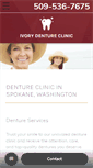 Mobile Screenshot of denturesspokane.com